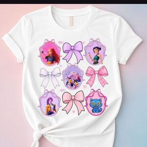 Kids White Graphic T-Shirt